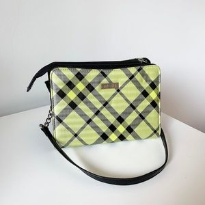 Vintage Y2K mcbling 90s plaid schoolgirl purse